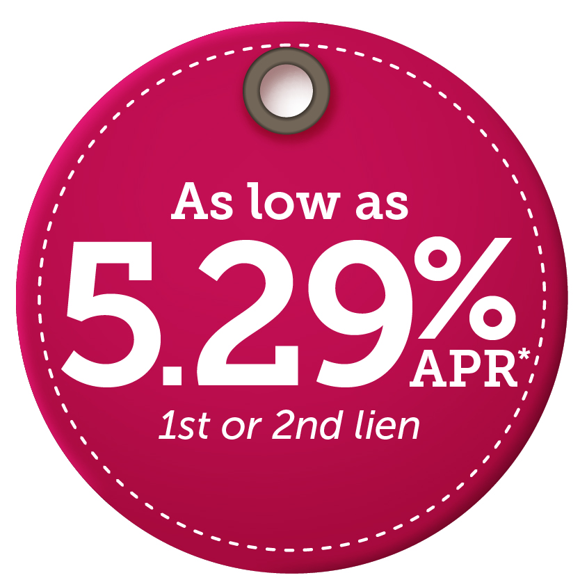 As low as 5.29% APR