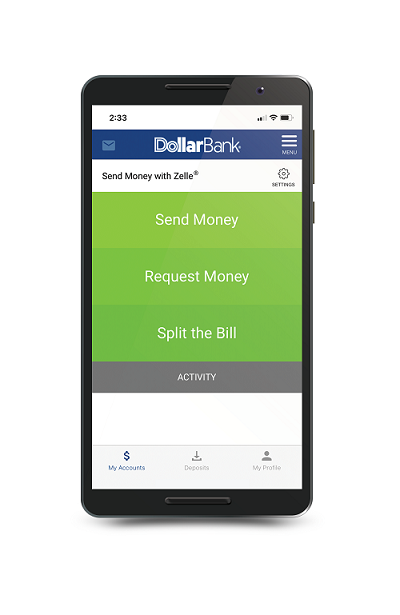Send Receive Money With Zelle Dollar Bank
