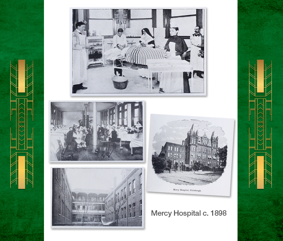 Pictures of Mercy Hospital circa 1898