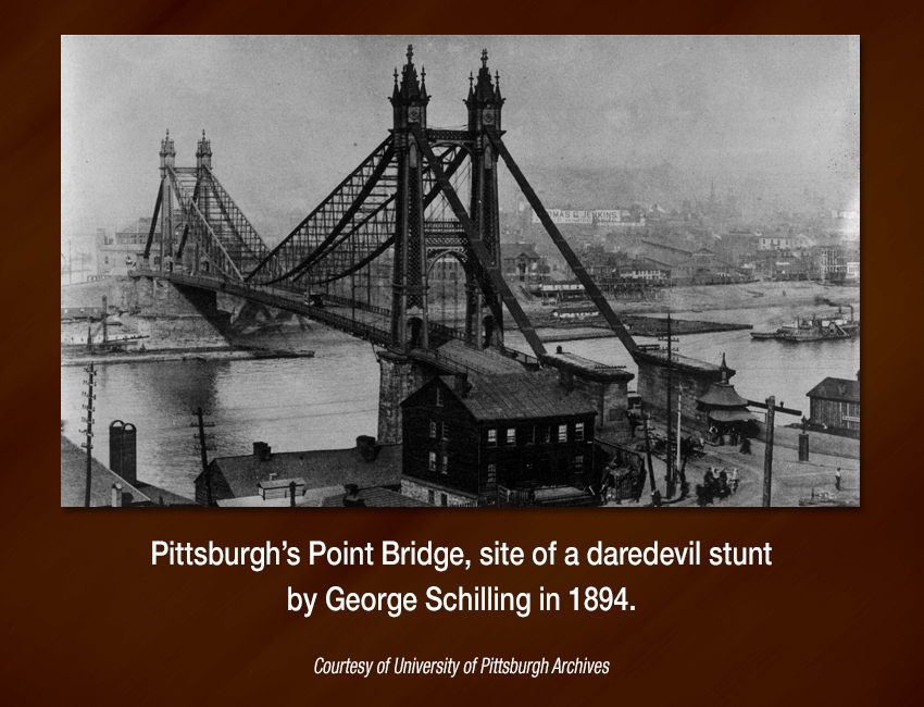 Point Bridge in Pittsburgh, PA.