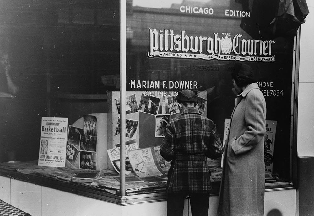 Pittsburgh Courier's Chicago office, 1941