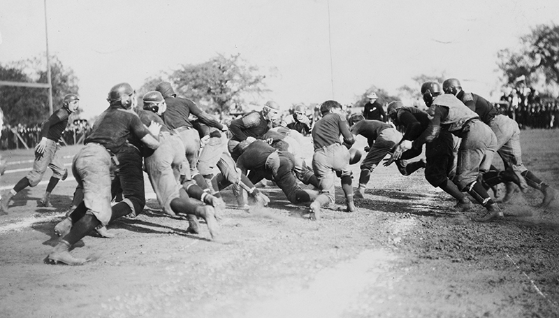Football game c. 1902