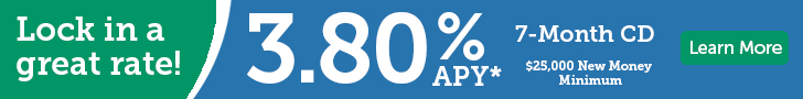 Lock in 3.80% on a 7-month CD