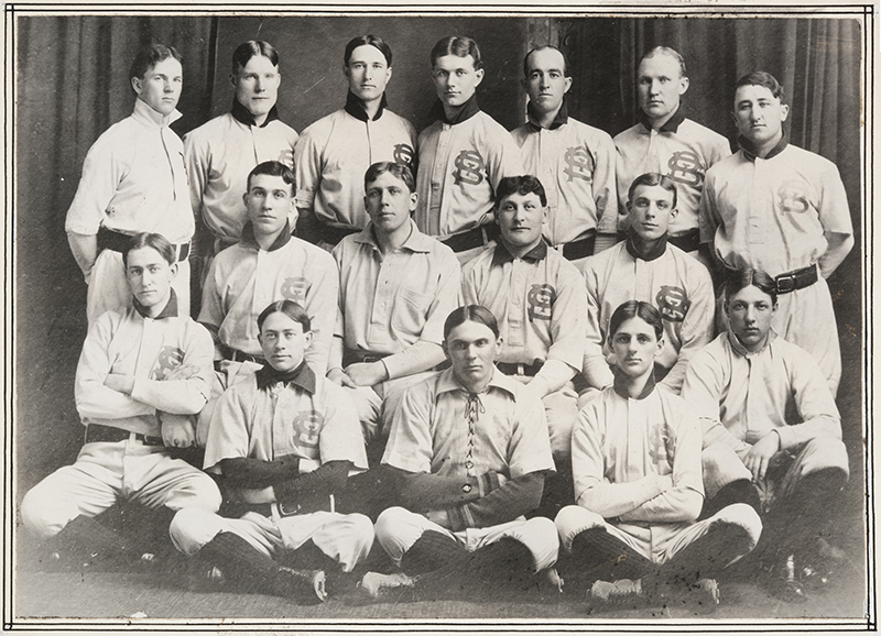 Team photo of the 1903 St. Paul Saints baseball team.