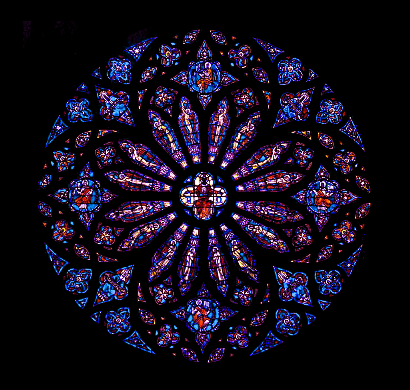 Charles Connick's design for the Rose Window in St. John the Divine, New York
