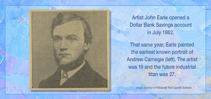 Portrait of Andrew Carnegie by John Earle
