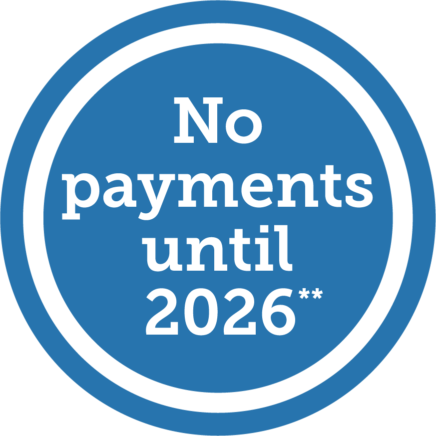 No payments until 2026